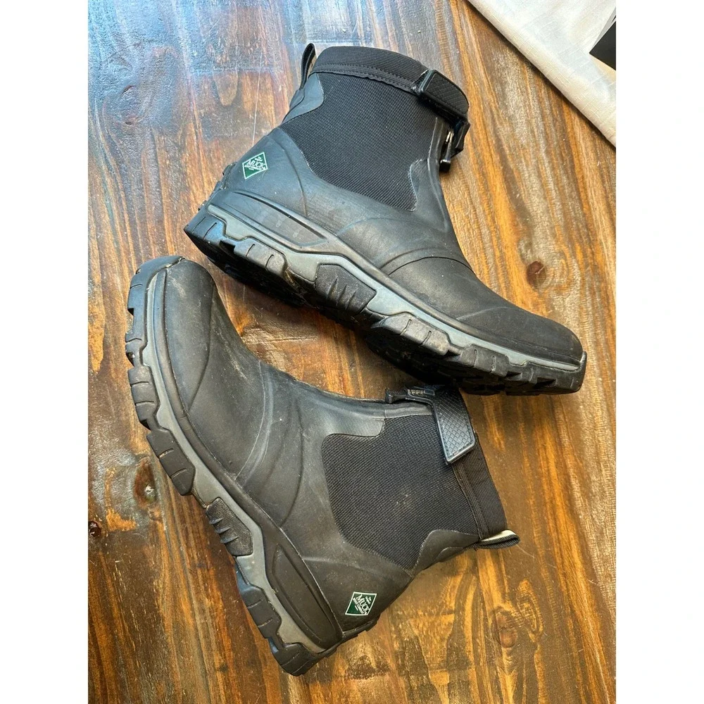 Muck Boot Company Apex Mid Zip Mens Black Waterproof All-Terrain Boots Size 12